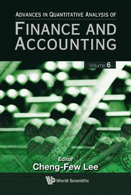 Advances In Quantitative Analysis Of Finance And Accounting (Vol. 6)