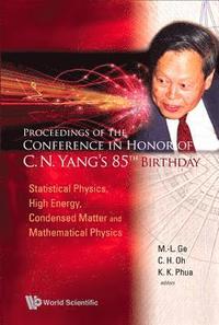 bokomslag Proceedings Of The Conference In Honor Of C N Yang's 85th Birthday: Statistical Physics, High Energy, Condensed Matter And Mathematical Physics