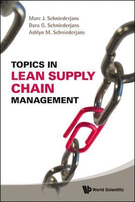 bokomslag Topics In Lean Supply Chain Management