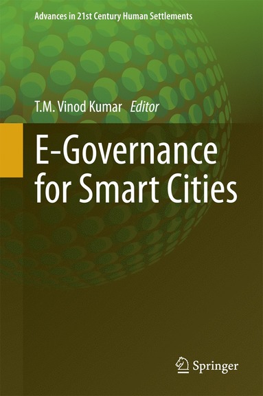 bokomslag E-Governance for Smart Cities