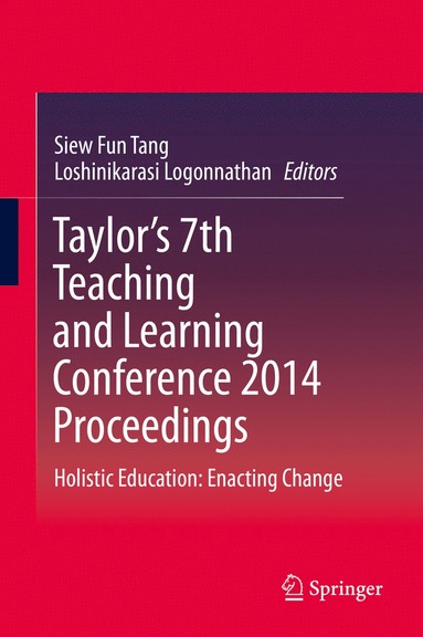 bokomslag Taylor's 7th Teaching and Learning Conference 2014 Proceedings