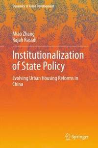 bokomslag Institutionalization of State Policy