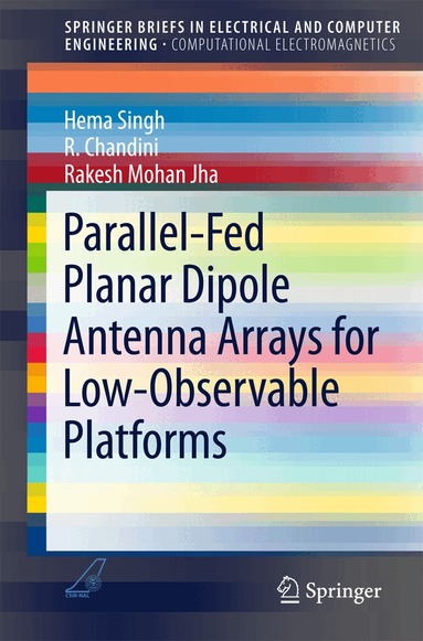 Hema Singh, Chandini R., Rakesh Mohan Jha - Parallel-Fed Planar Dipole Antenna Arrays for Low-Observable Platforms, Häftad