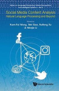 bokomslag Social Media Content Analysis: Natural Language Processing And Beyond