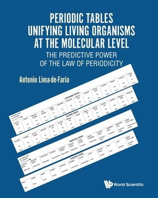 bokomslag Periodic Tables Unifying Living Organisms At The Molecular Level: The Predictive Power Of The Law Of Periodicity