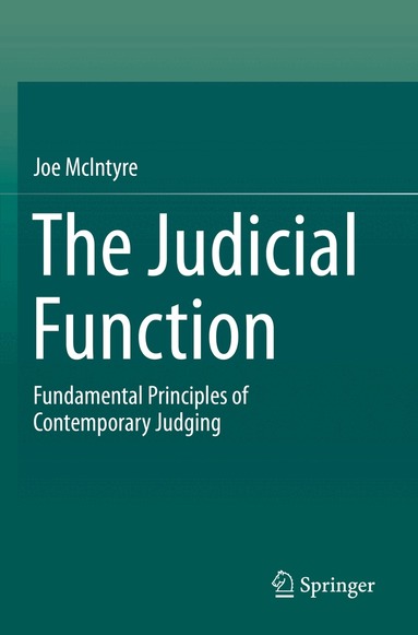 Joe McIntyre - Judicial Function, Häftad