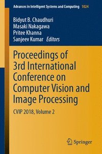 bokomslag Proceedings of 3rd International Conference on Computer Vision and Image Processing