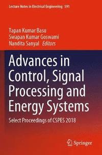 bokomslag Advances in Control, Signal Processing and Energy Systems