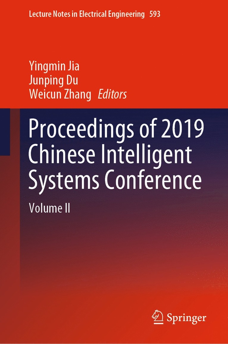 Proceedings of 2019 Chinese Intelligent Systems Conference 1