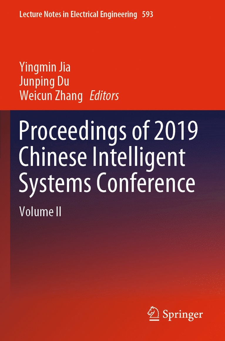 Proceedings of 2019 Chinese Intelligent Systems Conference 1