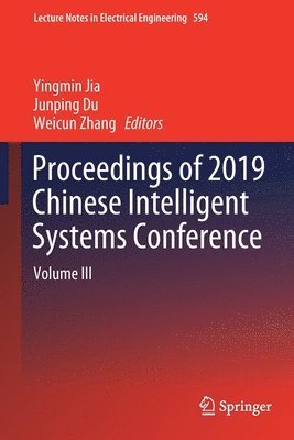 Proceedings of 2019 Chinese Intelligent Systems Conference 1