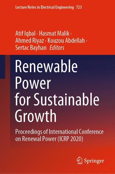 bokomslag Renewable Power for Sustainable Growth