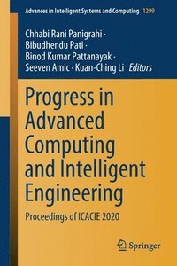 bokomslag Progress in Advanced Computing and Intelligent Engineering