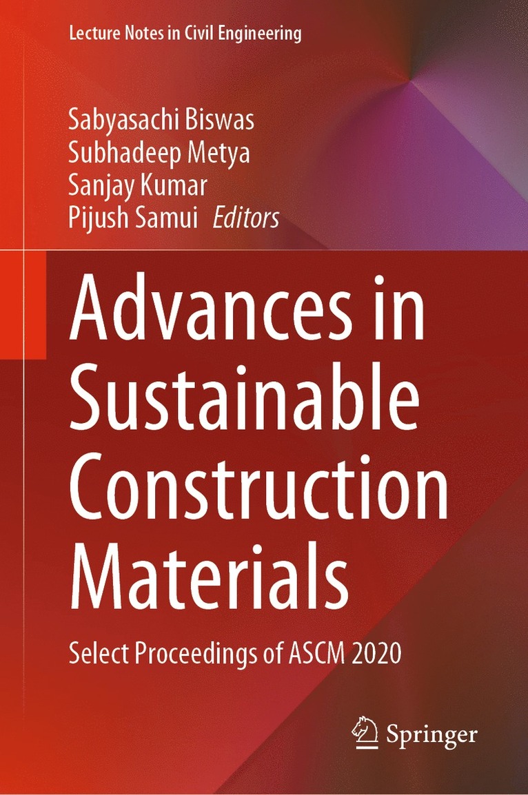 Advances in Sustainable Construction Materials 1