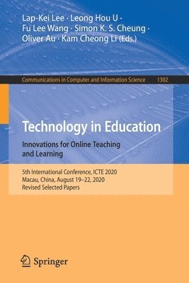Technology in Education. Innovations for Online Teaching and Learning 1