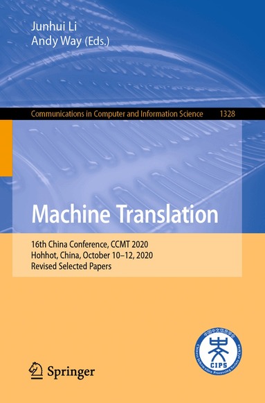 Junhui Li, Andy Way - Machine Translation, Häftad