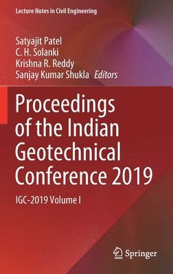 Proceedings of the Indian Geotechnical Conference 2019 1