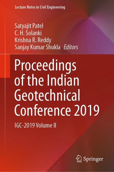 bokomslag Proceedings of the Indian Geotechnical Conference 2019