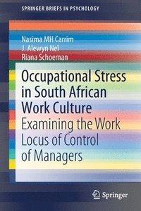 bokomslag Occupational Stress in South African Work Culture