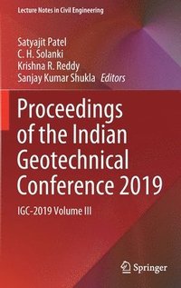 bokomslag Proceedings of the Indian Geotechnical Conference 2019
