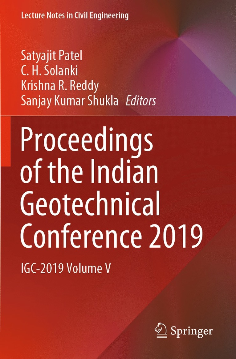 Proceedings of the Indian Geotechnical Conference 2019 1