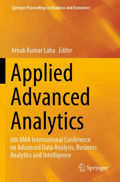 Arnab Kumar Laha - Applied Advanced Analytics, Häftad