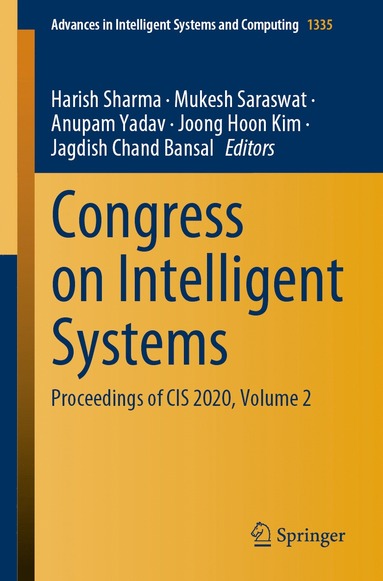 bokomslag Congress on Intelligent Systems