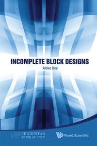 bokomslag Incomplete Block Designs