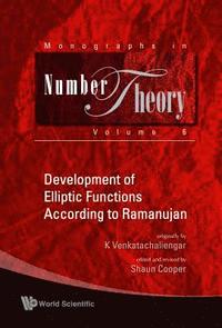 bokomslag Development Of Elliptic Functions According To Ramanujan