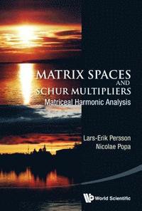 bokomslag Matrix Spaces And Schur Multipliers: Matriceal Harmonic Analysis