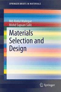 bokomslag Materials Selection and Design
