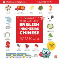 bokomslag Press-and-Learn English Indonesian Chinese Words Sound Book