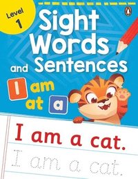 bokomslag Sight Words and Sentences (Level 1): First Practice Workbook of Most Common Sight Words for Preschool Kids, Toddlers with Vocabulary Development Activ