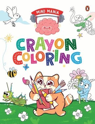 Penguin Books - MIND MANIA: Crayon Coloring, Häftad