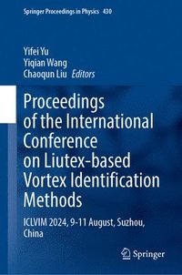 bokomslag Proceedings of the International Conference on Liutex-Based Vortex Identification Methods: ICLVIM 2024, 9-11 August, Suzhou, China