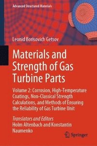 bokomslag Materials and Strength of Gas Turbine Parts