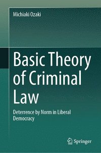 bokomslag Basic Theory of Criminal Law