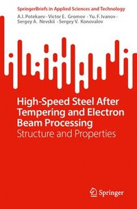 bokomslag High-Speed Steel After Tempering and Electron Beam Processing