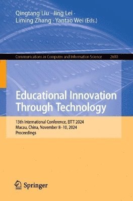 bokomslag Educational Innovation Through Technology