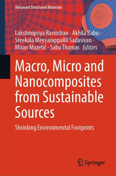 Lakshmipriya Ravindran, Akhila Babu, Sreekala Meyyarappallil  Sadasivan, Miran Mozetič, Sabu Thomas - Macro, Micro and Nanocomposites from Sustainable Sources, Inbunden