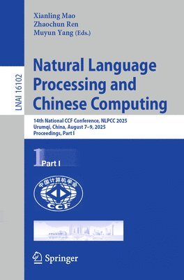 Natural Language Processing and Chinese Computing