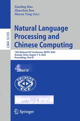 Natural Language Processing and Chinese Computing