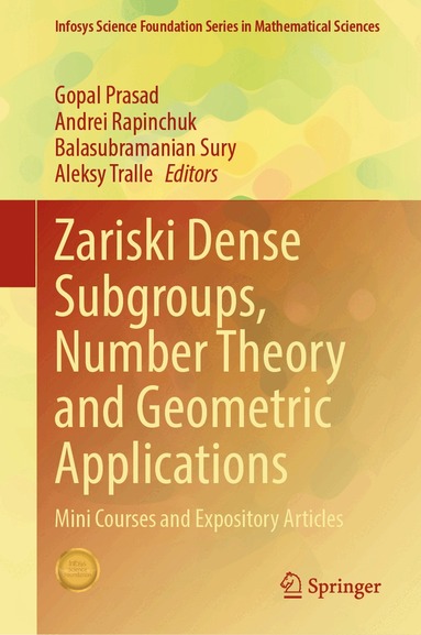 Gopal Prasad, Andrei Rapinchuk, Balasubramanian Sury, Aleksy Tralle - Zariski Dense Subgroups, Number Theory and Geometric Applications, Inbunden