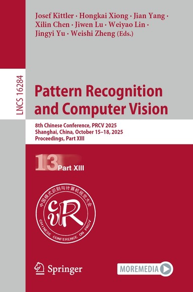 Josef Kittler, Hongkai Xiong, Jian Yang, Xilin Chen, Jiwen Lu, Weiyao Lin, Jingyi Yu, Weishi Zheng - Pattern Recognition and Computer Vision, Häftad