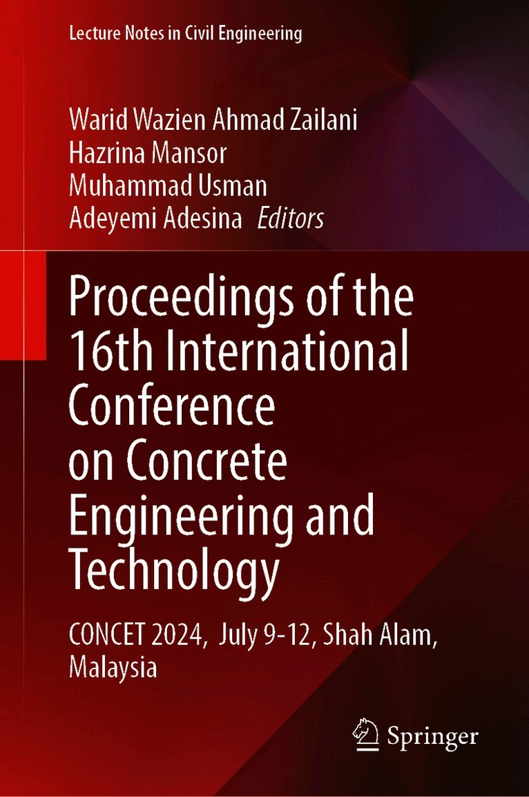 Proceedings of the 16th International Conference on Concrete Engineering and Technology