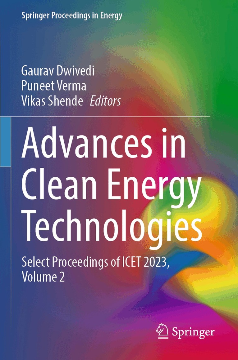 Gaurav Dwivedi, Puneet Verma, Vikas Shende - Advances in Clean Energy Technologies, Häftad