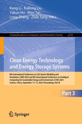 Clean Energy Technology and Energy Storage Systems 1