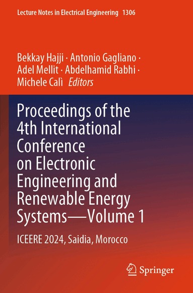 Bekkay Hajji, Antonio Gagliano, Adel Mellit, Abdelhamid Rabhi, Michele Calì - Proceedings of the 4th International Conference on Electronic Engineering and Renewable Energy Systems—Volume 1, Häftad