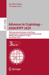 bokomslag Advances in Cryptology - ASIACRYPT 2024