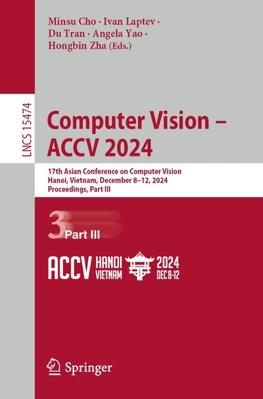 Minsu Cho, Ivan Laptev, Du Tran, Angela Yao, Hongbin Zha - Computer Vision – ACCV 2024, Häftad